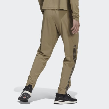 Männer Fitness & Training AlphaStrength Woven Zip Hose Grün
