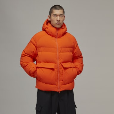 남성 Lifestyle Orange Y-3 클래식 퍼프 다운 자켓
