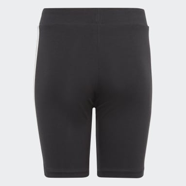 Cycliste en coton Essentials 3-Stripes noir Adolescents 8-16 Years Sportswear