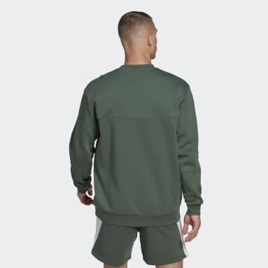 Men's Sportswear Green Stadium Fleece Badge of Sport Sweatshirt