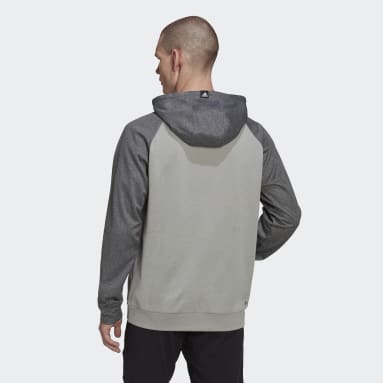 Sudadera con capucha AEROREADY Game and Go Camo Logo Gris Hombre Gimnasio Y Entrenamiento
