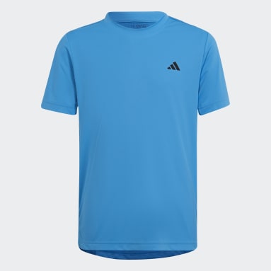 T-shirt da tennis Club Blu Ragazzo Tennis