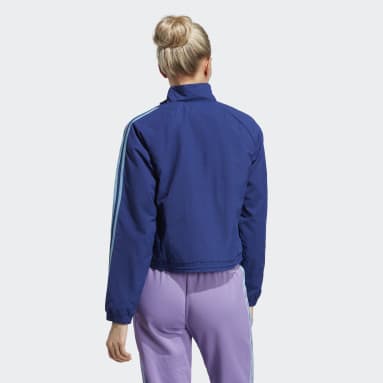 Women Sportswear Blue Tiro Woven Jacket