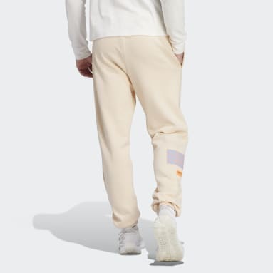 남성 Lifestyle Beige 그래픽 글라이드 스웨트 팬츠
