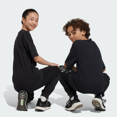 Kids Sportswear Black Future Icons Logo Piqué Tee