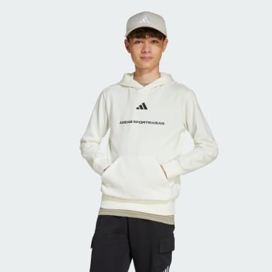 adidas Slogan Fleece Hettegenser