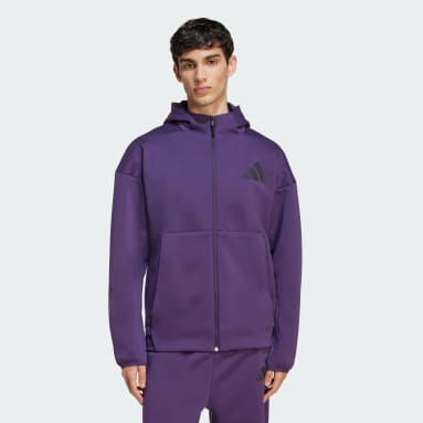 Áo Track Jacket Có Mũ Khóa Kéo Dọc Thân Z.N.E.