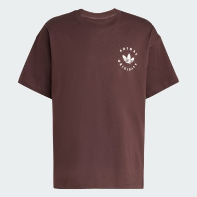 Tričko se zakřiveným logem adidas Trefoil GFX