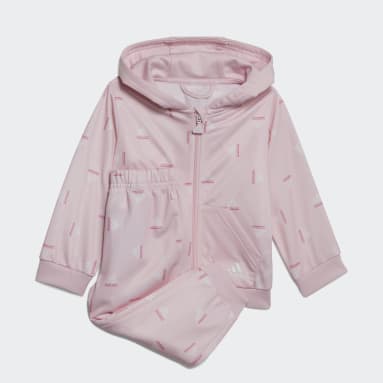 Børn Sportswear Pink Brandlove Shiny Polyester træningsdragt