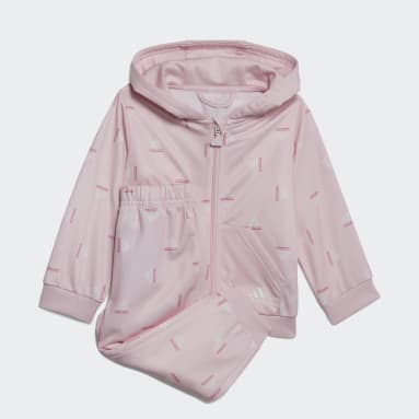 Fato de Treino em Poliéster Brilhante Brandlove Rosa Criança Sportswear