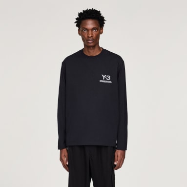 Y-3 NBHD LOGO LONG SLEEVE TEE