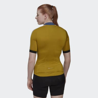 Camisa Ciclismo Manga Curta The Letras Azul Mulher Ciclismo