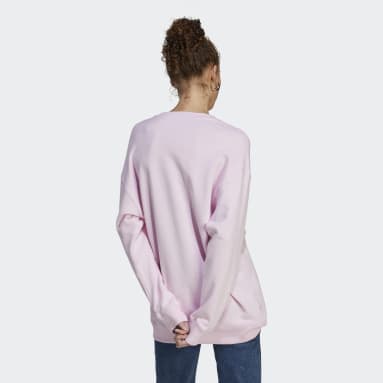 Polera Essentials Logo Extra Grande Rosado Mujer Sportswear