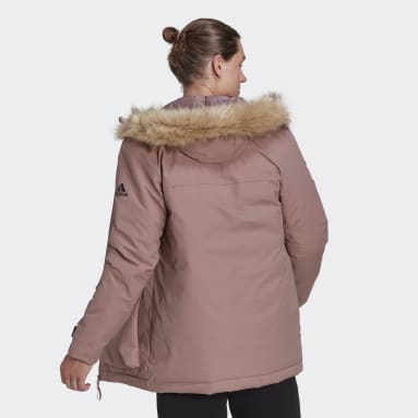 Utilitas Hooded Parka Fioletowy