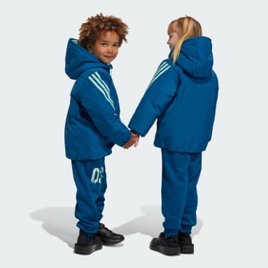 키즈 sportswear Blue 아디다스 x 클래식 레고 윈터 팬츠