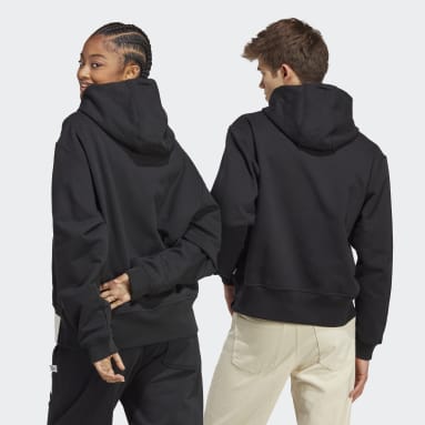 Sweat-shirt à capuche en molleton épais Lounge Noir Sportswear