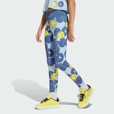 กางเกงเทรนนิงรัดรูป adidas x Smileyworld สำหรับเด็ก