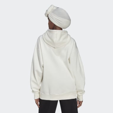 Women's Sportswear White Studio Lounge Fleece Full-Zip Hoodie