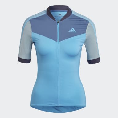 Jersey de Ciclismo The Letras Manga Corta Blanco Mujer Ciclismo