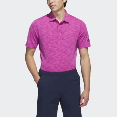 Polo de golf Space Dye Rose Hommes Golf