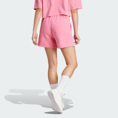 Women Sportswear Pink ALL SZN Fleece Washed Shorts