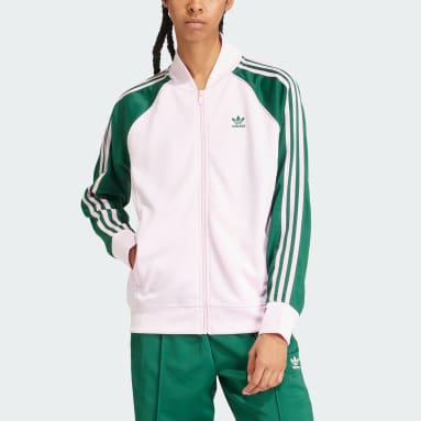 ADIDAS ORIGINALS ORIGINALS SATIN SST TRACK TOP, Cream Women's