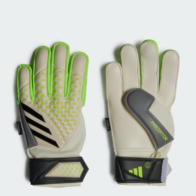 เด็ก ฟุตบอล สีขาว ถุงมือผู้รักษาประตู Predator Match Fingersave