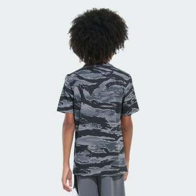 Short Sleeve Tiger Camo-Print Tee