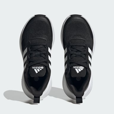 เด็ก Sportswear สีดำ รองเท้าพร้อมเชือกรองเท้า FortaRun 2.0 Cloudfoam