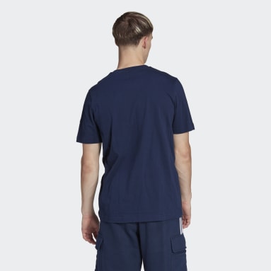 Men Lifestyle Blue Adicolor Classics Trefoil Tee