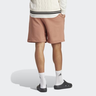 Men Sportswear Brown Lounge Fleece Shorts