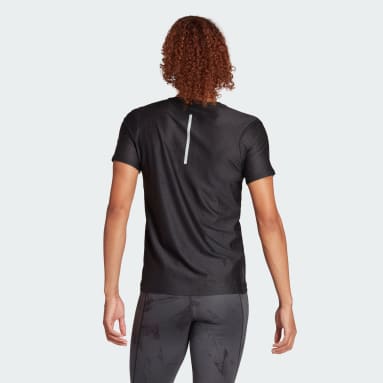 Women Running Black FAST TEE