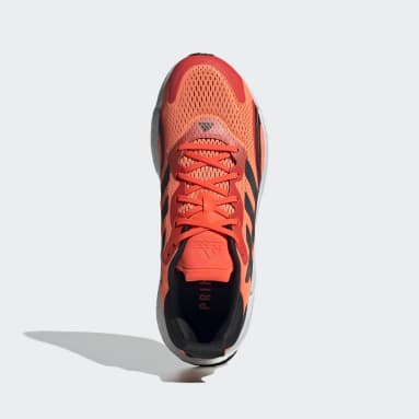Men Running Orange Solarboost 3 Shoes