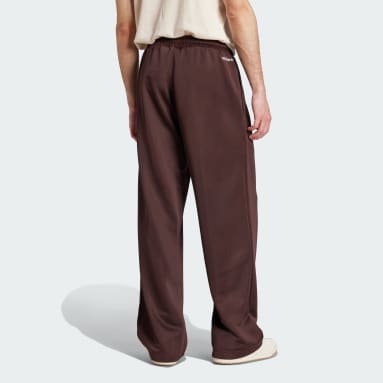 Brown adidas joggers online