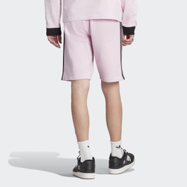 Men's Originals Pink Adicolor Classics 3-Stripes Sweat Shorts