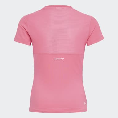 T-shirt da allenamento Techfit AEROREADY Sport Icons Rosa Ragazza Sportswear