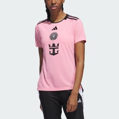 Women's Soccer Pink Inter Miami CF 24/25 Messi Home Jersey