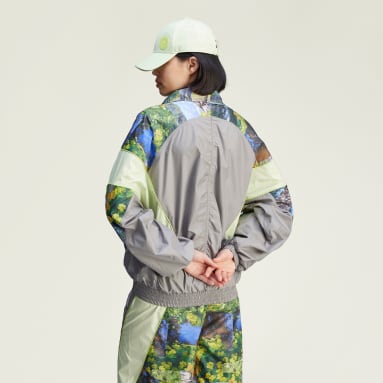 adidas by Stella McCartney Earth Collage Woven Fermuarlı Üst