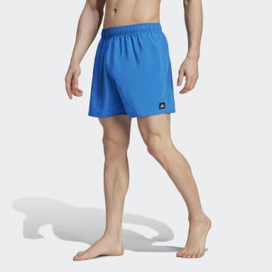 Short da nuoto Solid CLX Short-Length Blu Uomo Sportswear