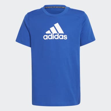 Boys Sportswear Blue Logo Tee