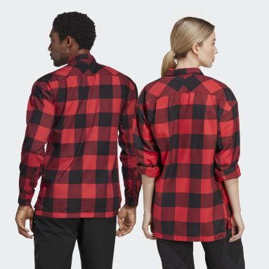 Five Ten Brand of the Brave Flannel skjorte (unisex) Rød