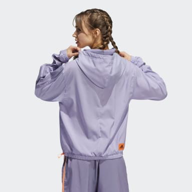 Sweat-shirt à capuche Hoop York City Pourpre Femmes Basketball