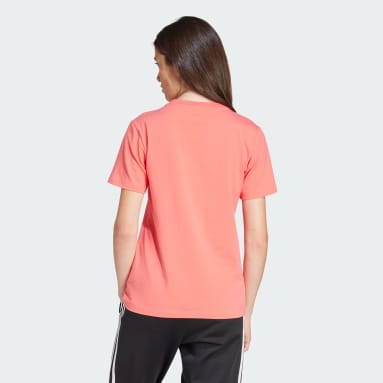 Frauen Originals adicolor Classics Trefoil T-Shirt Rosa