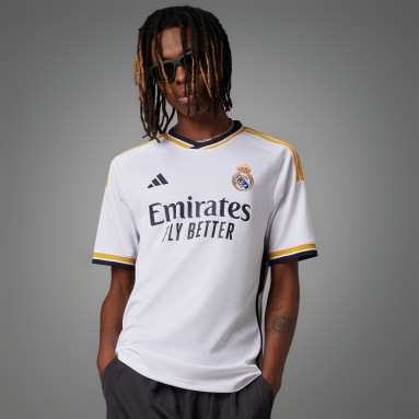 Men Football White Real Madrid 23/24 Home Jersey