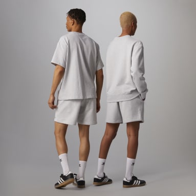 Shorts Pharrell Williams Basics (Gênero Neutro) Cinza Originals