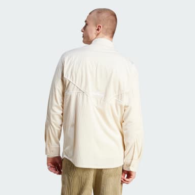 Men Originals Beige Adicolor Seasonal Corduroy Shirt