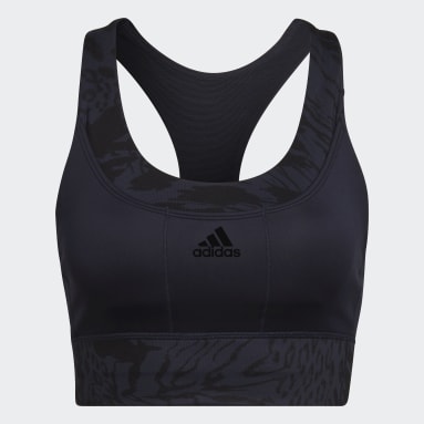 Áo Bra Họa Tiết Medium Support adidas Running
