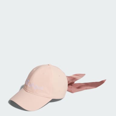 日本未発売　adidas リボンキャップ　　ピンク アディダス リボン付きサテンキャップ - ピンク | アディダス