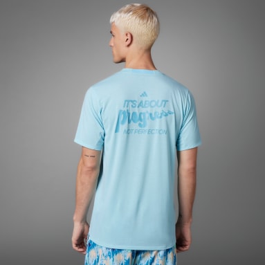 Playera Designed for Training Graphic Lift Your Mind Azul Hombre Training