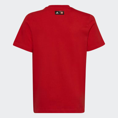 T-shirt adidas x LEGO® Football Graphic Rosso Bambini Sportswear
